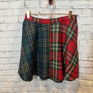 Classic Prep Girl’s Plaid Sabrina Skirt